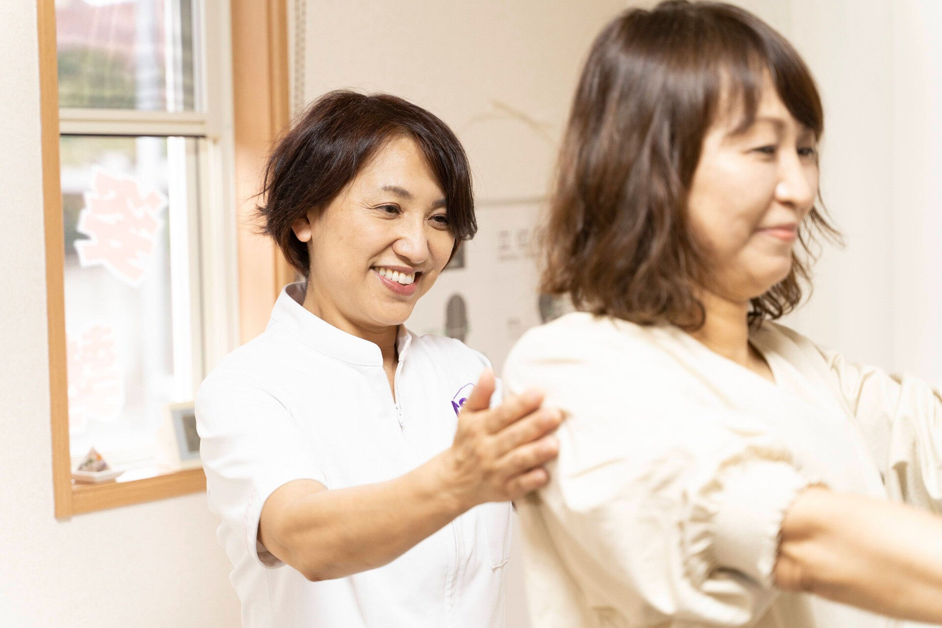 姿勢調整で根本原因に最適な施術を実施